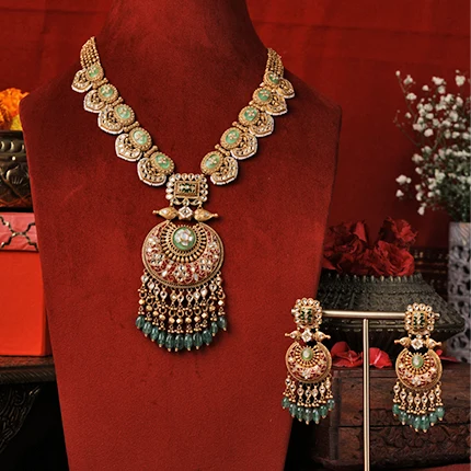 Round Stone Earrings